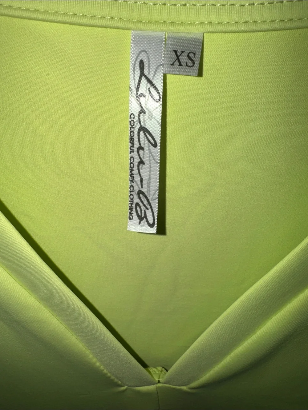 NEW LULU-B Womens Sleeveless Top Lime Green. UPF 50+. Size XS. New with tags.